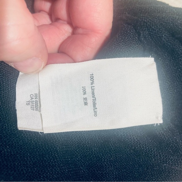 PURE DKNY Sz M 100% Linen A-Line Flowy Slinky Trapeze Tank New with Tag - Picture 10 of 13